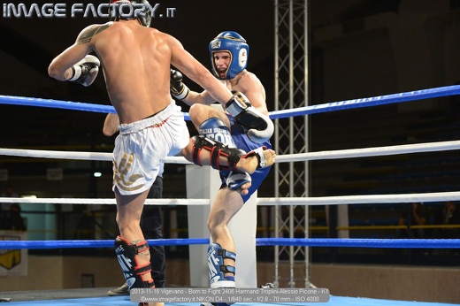 2013-11-16 Vigevano - Born to Fight 2406 Harmand Troplini-Alessio Picone - K1